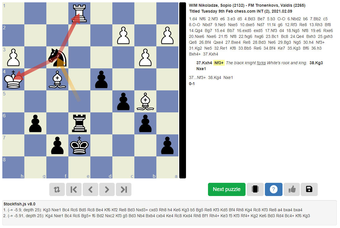Why does Stockfish analysis question this move? you can see the